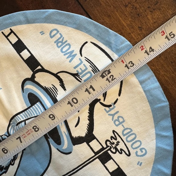 Vintage 1950's Toilet Seat Cover Goodbye Cruel World Bathroom Humor Novelty Gag - Picture 3 of 4